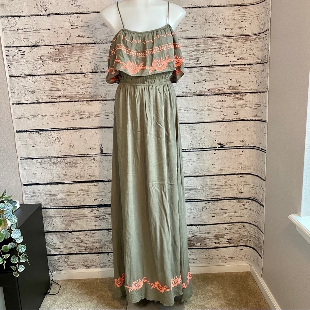 Miami olive green dress
